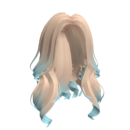 Wavy Mermaid Hair Cotton Candy - Roblox