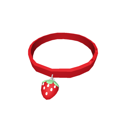 Roblox Item Strawberry Necklace 3.0