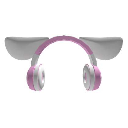 Roblox Item Pink  Headphones Cute Ear ♥