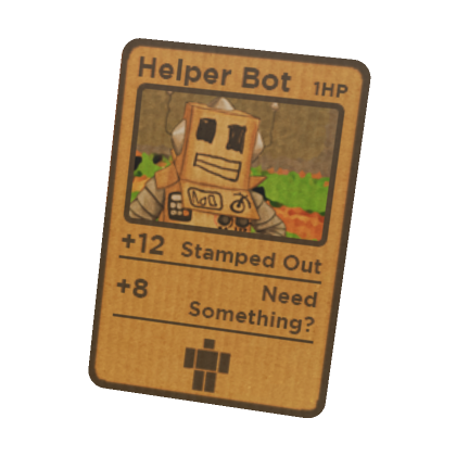 Helper Bot Trading Card  Roblox Item - Rolimon's