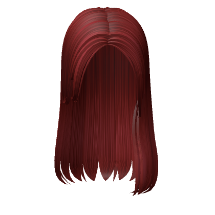 Roblox Item Red Preppy Tucked Hair
