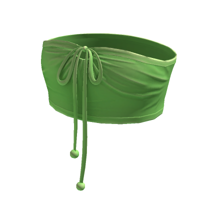 Roblox Item Cute Tied Tub Top - Green