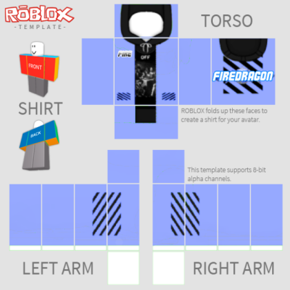 Blue Off White Jacket W W Black Hoodie Roblox - roblox off white template