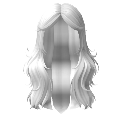 Cute White Wavy Hair's Code & Price - RblxTrade
