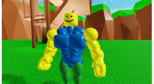 The Buff Noob - Roblox  Noob, Roblox, Roblox funny