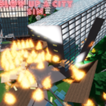 Blow up a city sim