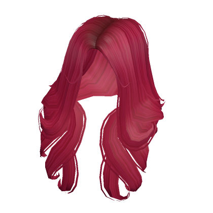 Pink Long Natural Wavy Hair's Code & Price - RblxTrade