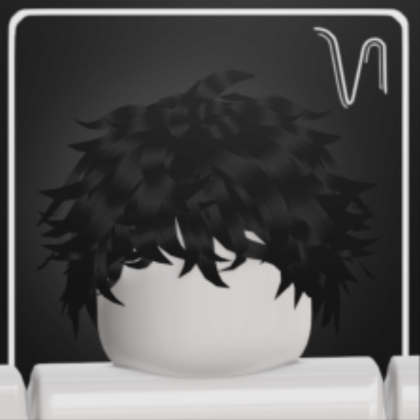 Messy Anime Boy Hair Black | Roblox Item - Rolimon's