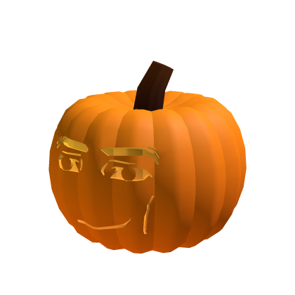 Me and my dad made a man face pumpkin : r/roblox