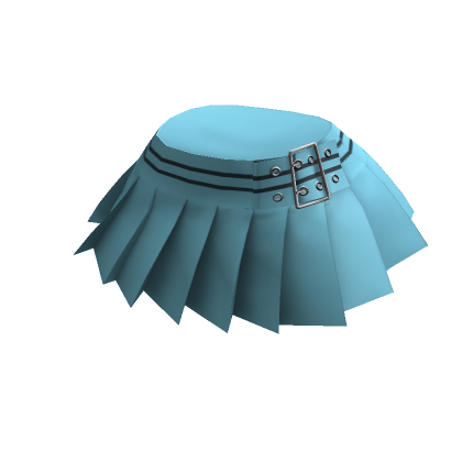 Chibi Doll Preppy Pastel Blue Pleated Skirt Roblox