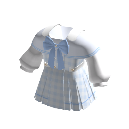 🍀Chibi Doll Sailor Dress (Pure Blue) | Roblox Item - Rolimon's