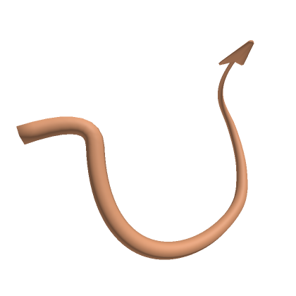 Roblox Item Demon Tail Peach