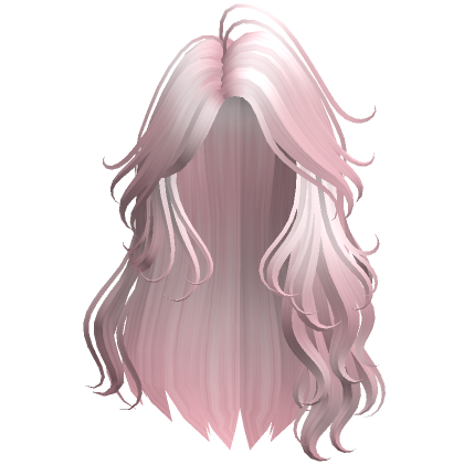 Stylish Anime Waves Hair (Pink) - Roblox