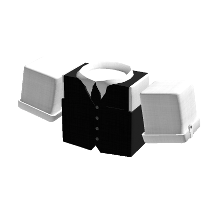 White Shirt & Formal Black Vest {1.0} | Roblox Item - Rolimon'S