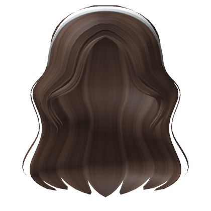 Brown hair with headband - Roblox