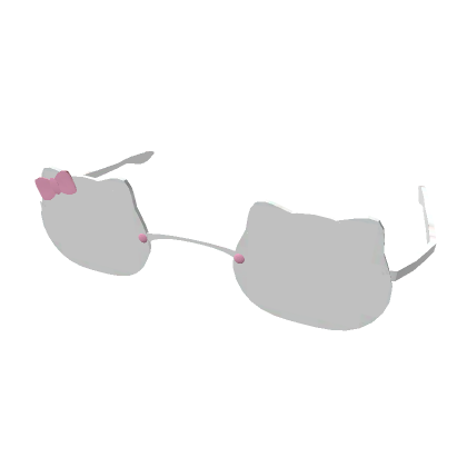 Roblox Item Cute Cat Glasses (white)