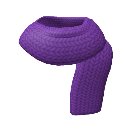 Roblox Item Purple Knit Scarf (3.0)