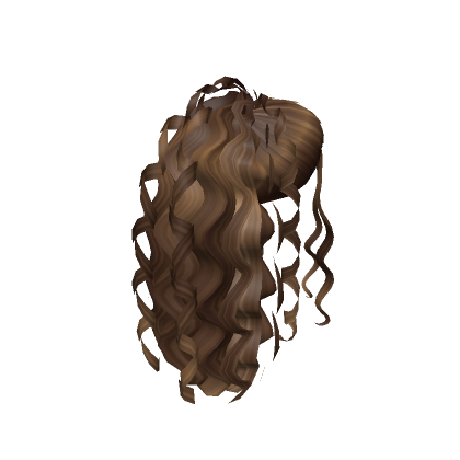 Roblox Item Curly Curly Pony in Brown