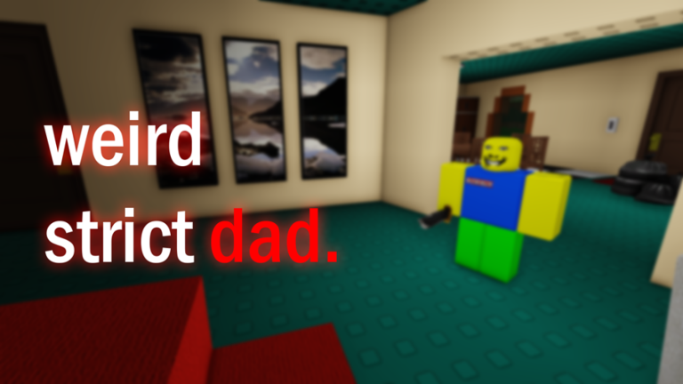 weird strict dad [BECOME DAD] | Roblox Game - Rolimon's