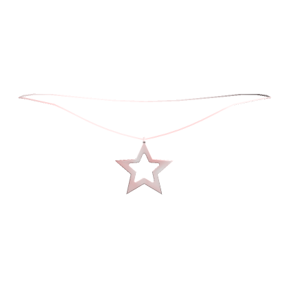 Roblox Item Pink Celestial Star Necklace (1.0)