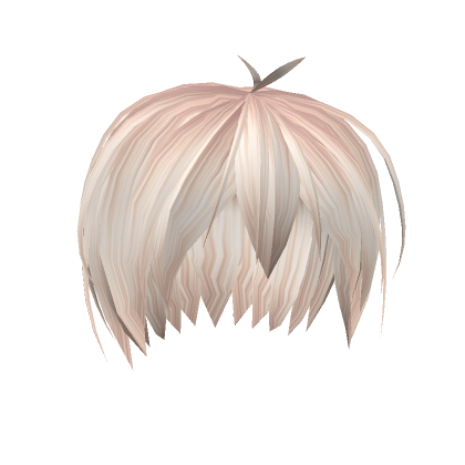 Roblox Item Anime Short Blonde Hair