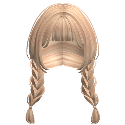 Blonde Braided Hair - Roblox