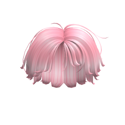 Roblox Item Pink Messy Hair