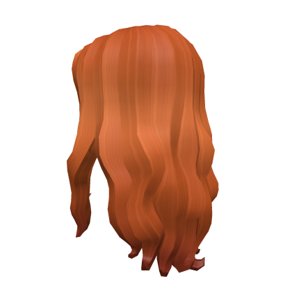 Roblox Item Long Curly Hair (3.0) - Ginger