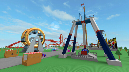 Riding Crazy Rollercoasters & Carnival Rides - Let's Play Roblox Online  Game 