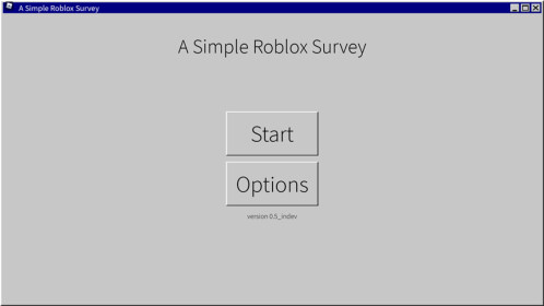 The Survey - Roblox