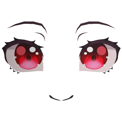 Girl Anime Face - Red eyes's Code & Price - RblxTrade