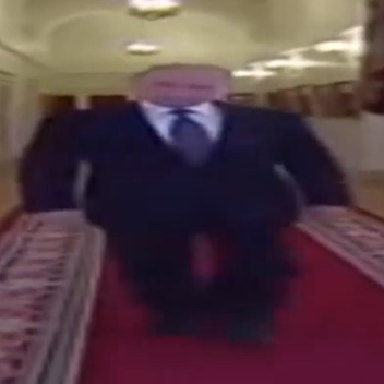 Putin Walking