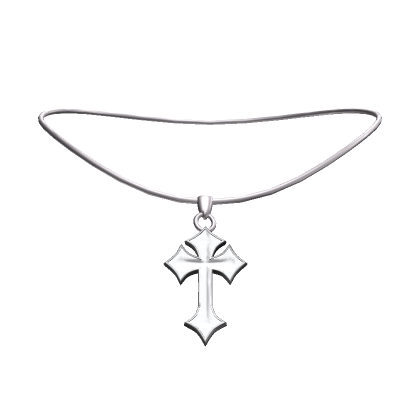 Silver Cross Necklace | Roblox Item - Rolimon's