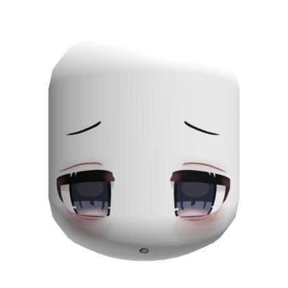 Pouting Anime Face [White]'s Code & Price - RblxTrade