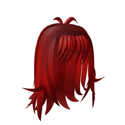 Roblox Item Cute Pretty Hair  [Red]