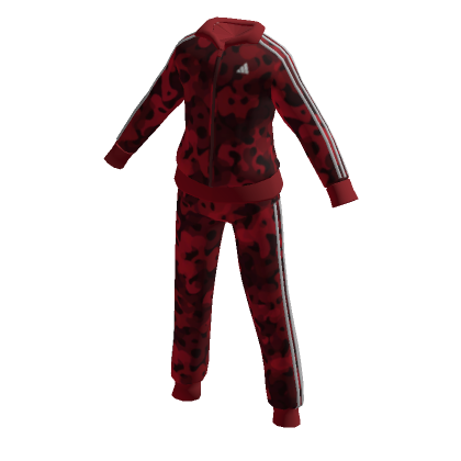 Black adidas tracksuit outlet roblox