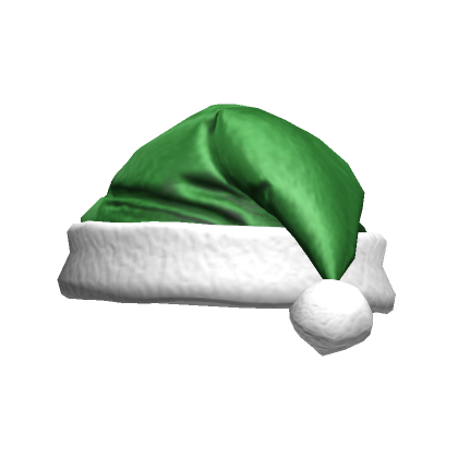 Pink and clearance green santa hat