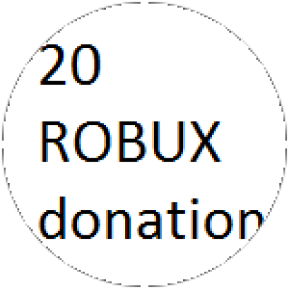 20 robux badge - Roblox