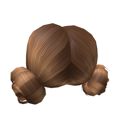 Roblox Item Double Buns in Brown