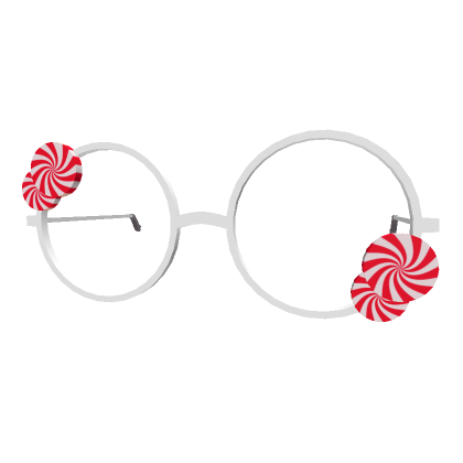 Roblox Item White Peppermint Glasses