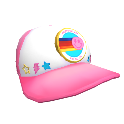 Preppy Nation Pink Baseball Cap