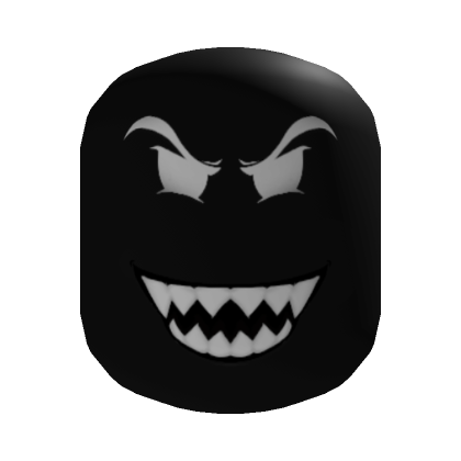 Roblox Item Evil Smile | Black