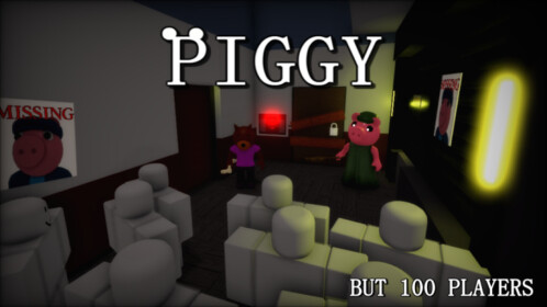 Piggy but it's 100 Players - Roblox