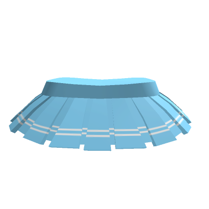 Blue pleated skirt roblox online