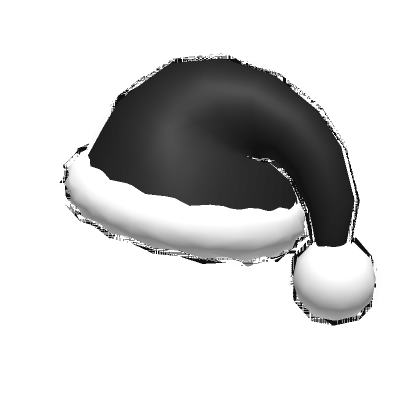 Black santa hat top