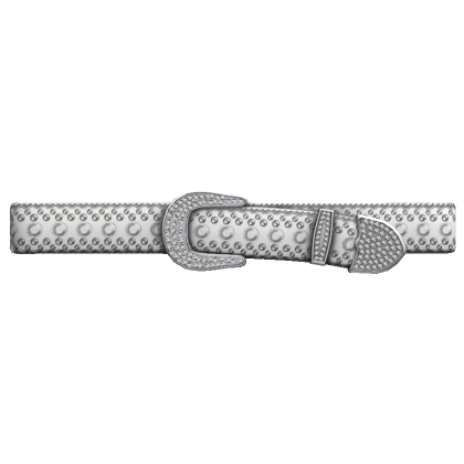 White Rhinestone Belt 1.0's Code & Price - RblxTrade