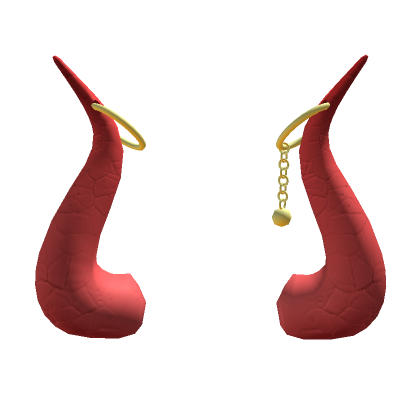 Roblox Item Pierced Horns Red