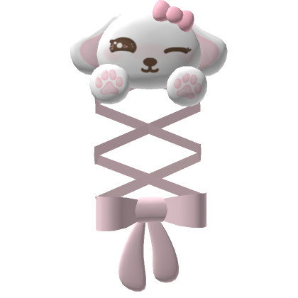 kawaii white bunny laced clip | Roblox Item - Rolimon's