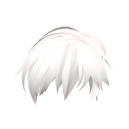 Anime Boy Messy White Hair 0.2 | Roblox Item - Rolimon's