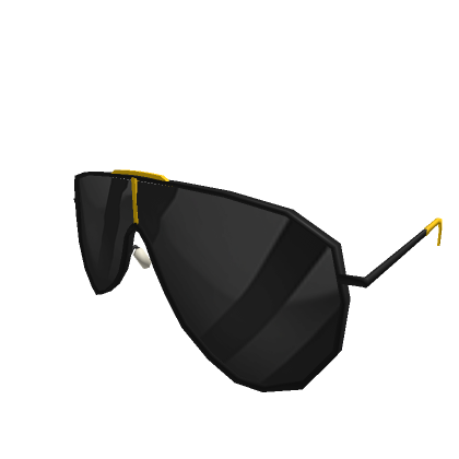 Roblox Item Ralph Lauren Pilot Shield Sunglasses Black